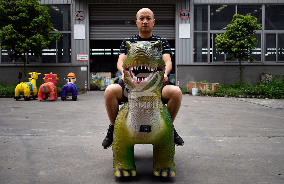 霸王龍童車，商場騎行霸王龍，霸王龍小車